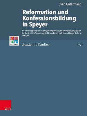 cover image of Reformation und Konfessionsbildung in Speyer